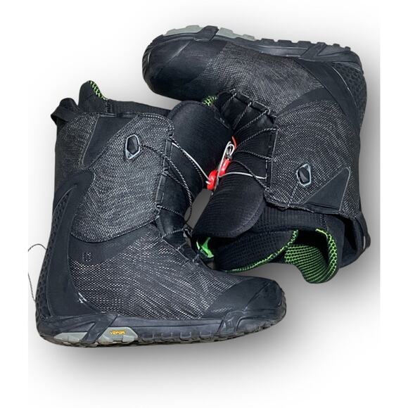 Burton SLX Men Size 12 Snowboard Boots Life + Black READ DETAILS - Picture 1 of 8